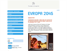 Tablet Screenshot of evropa2045.cz